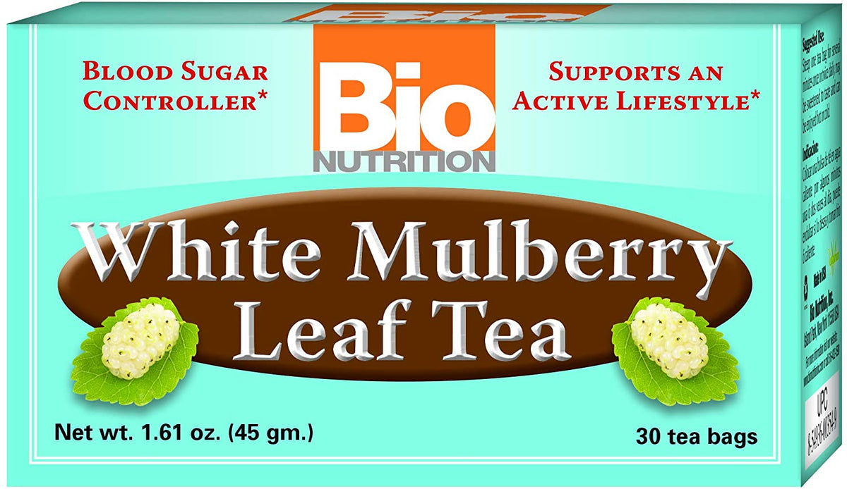 Bio Nutrition White Mulberry Leaf Tea, 30 Tea Bags
