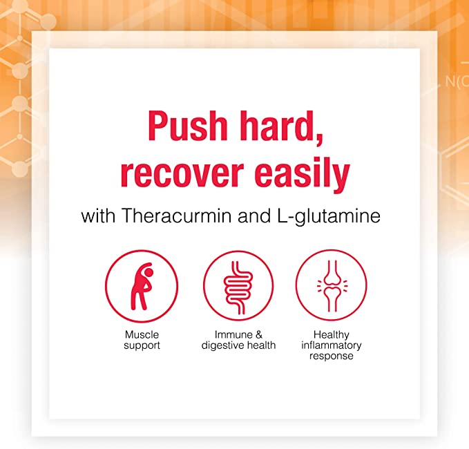 CurcuminRich Theracurmin &amp; L-Glutamine by Natural Factors, Post-Workout Curcumin Powder