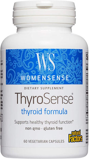 Natural Factors ThyroSense® Thyroid Formula, 60 Vegetarian Capsules