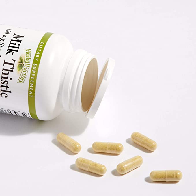 Natural Factors Milk Thistle Extract, 250 mg, 90 Capsules