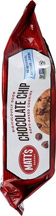 Matts Ridiculously Good Chocolate Chip Cookies Soft Baked, 14 Oz