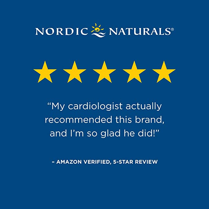 Nordic Naturals Omega-3, Lemon Flavor - 120 Soft Gels - 690 mg Omega-3 - Fish Oil - EPA &amp; DHA - Immune Support, Brain &amp; Heart Health, Optimal Wellness - Non-GMO - 60 Servings