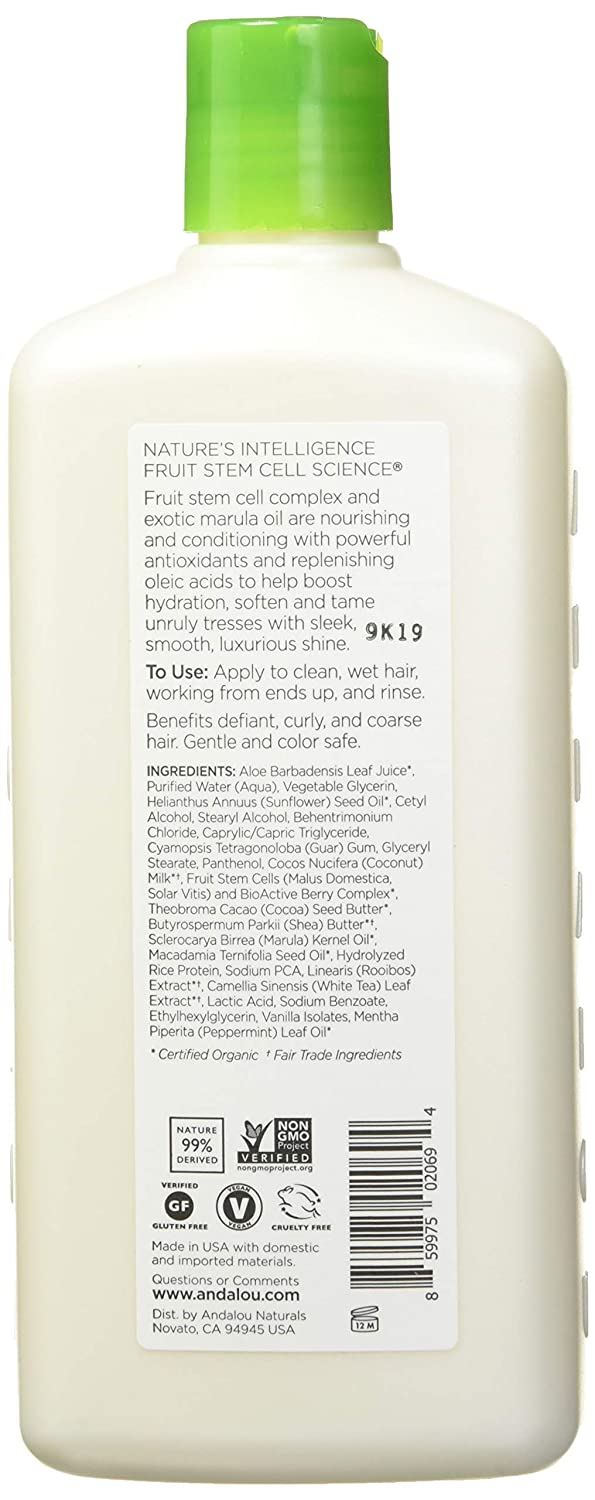 Andalou Naturals Silky Smooth Exotic Marula Oil Conditioner, 11.5 oz