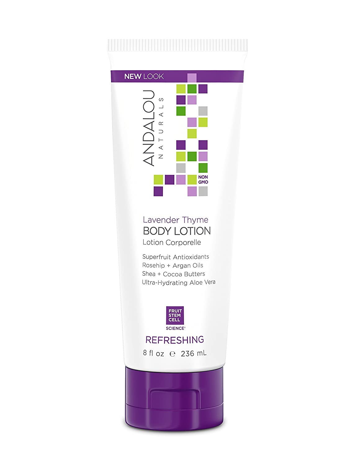 Andalou Naturals Refreshing Body Lotion Lavender and Thyme, 8 fl oz