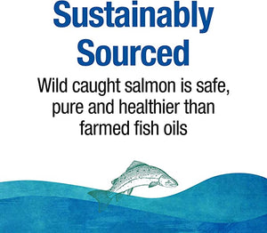 Natural Factors OmegaFactors™ Wild Alaskan Salmon Oil, 1000 mg, 180 Softgels