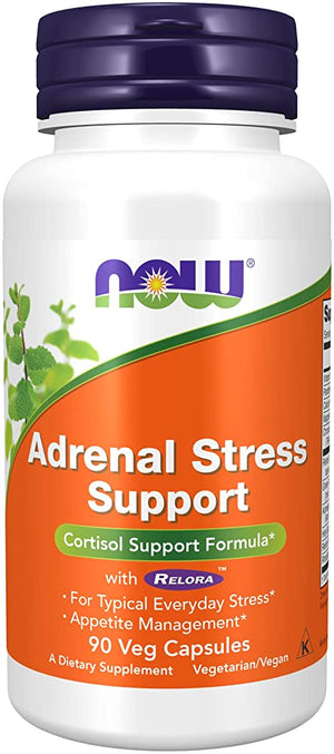 NOW Supplements, Adrenal Stress Support with Relora®, 90 Veg Capsules