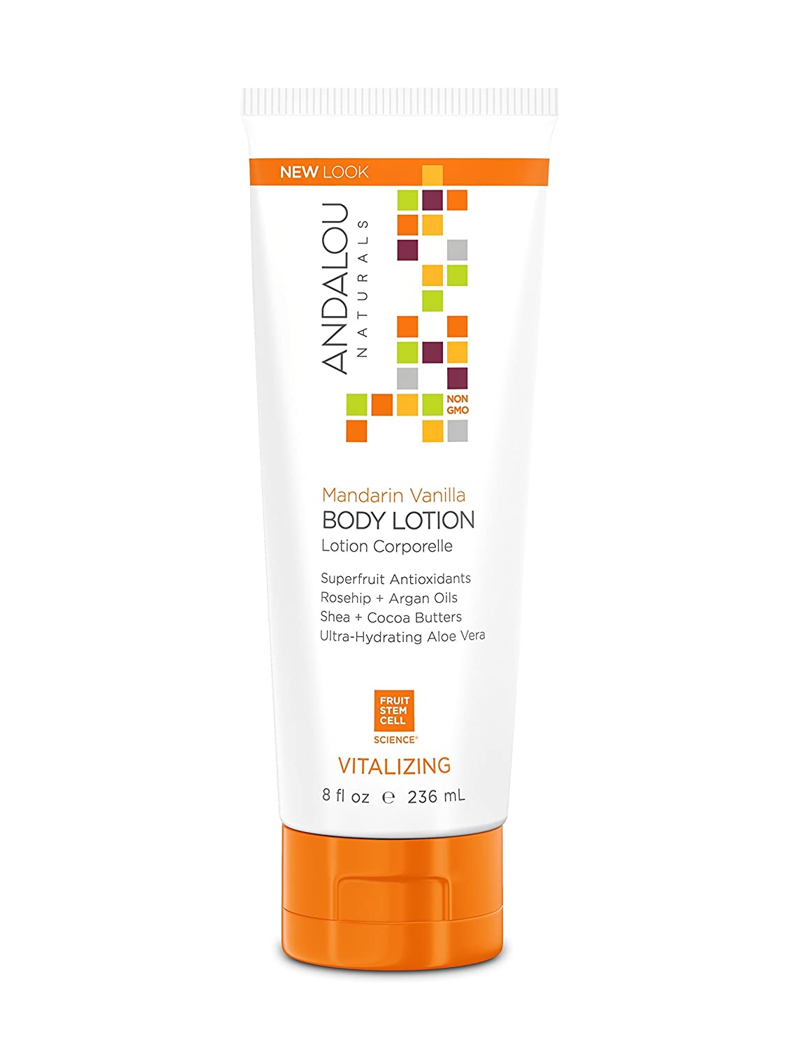Andalou Naturals Vitalizing Body Lotion Mandarin Vanilla, 8 fl oz