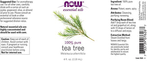 NOW Foods Essential Oils Tea Tree, 4 fl oz