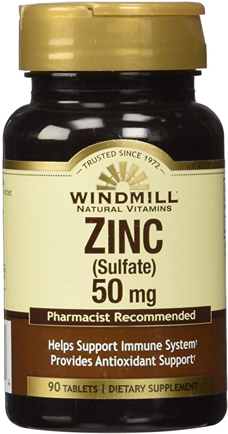 Windmill Zinc Sulfate Tablets, 90 Count