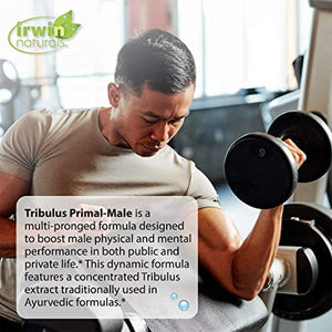 Irwin Naturals Tribulus Primal Male - Supports Enhanced Stamina and Energy - 60 Liquid Softgels