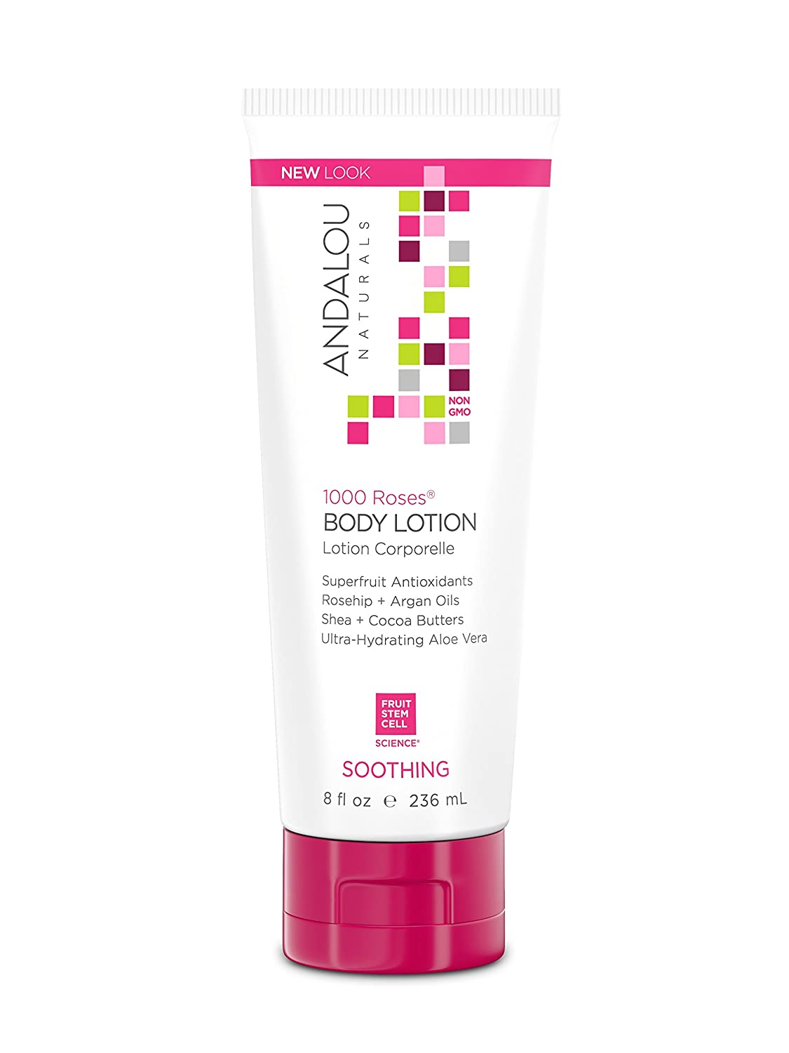 Andalou Naturals Soothing Body Lotion 1000 Roses®, 8 fl oz
