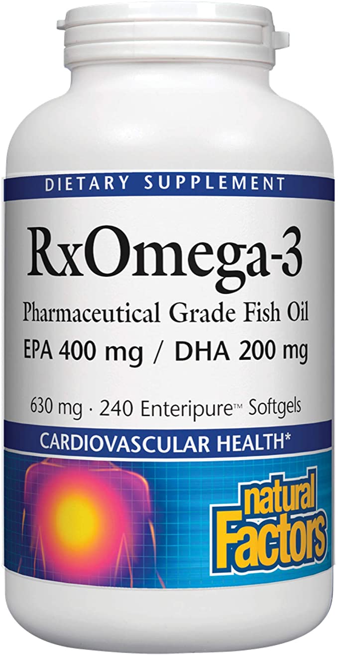 Natural Factors RxOmega-3 Factors™, 240 Softgels
