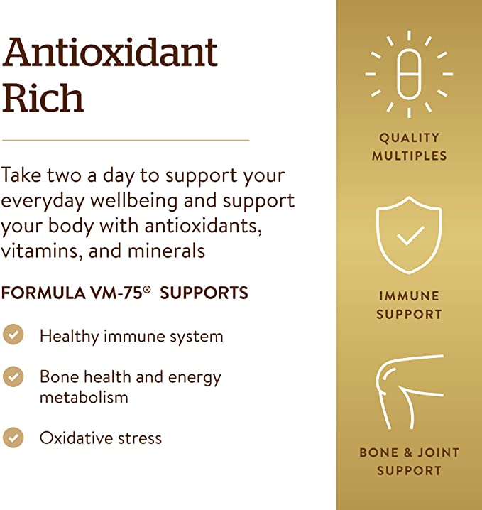 Solgar Formula VM-75®, 120 Vegetable Capsules