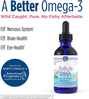 Nordic Naturals Baby's DHA with Vitamin D3, 2 fl oz