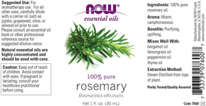 NOW Foods Essential Oils Rosemary, 1 fl oz