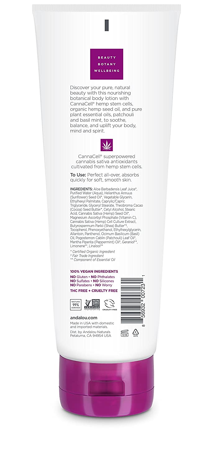 Andalou Naturals CannaCell® Body Lotion RITUAL, 8 fl oz
