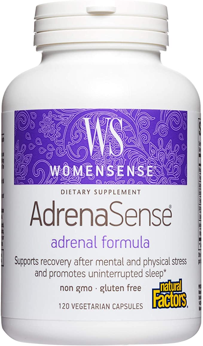 Natural Factors WomenSense™ AdrenaSense®, 120 Vegetarian Capsules