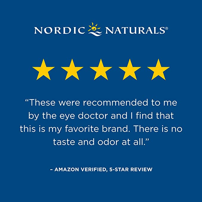 Nordic Naturals Omega-3, Lemon Flavor - 180 Soft Gels - 690 mg Omega-3 - Fish Oil - EPA &amp; DHA - Immune Support, Brain &amp; Heart Health, Optimal Wellness - Non-GMO - 90 Servings
