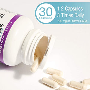 Natural Factors Stress-Relax® Pharma GABA™, 100 mg, 60 Vegetarian Capsules
