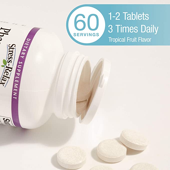 Natural Factors Stress-Relax® Pharma GABA®, 100 mg, 120 Chewable Tablets