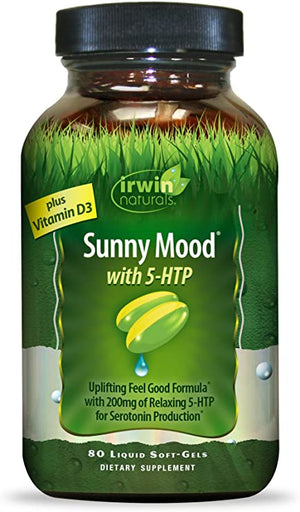 Irwin Naturals Sunny Mood® with 5-HTP, 80 Liquid Softgels