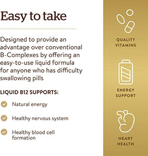 Solgar Liquid B-12 with B-Complex Sublingual, 2000 mcg, 2 fl oz