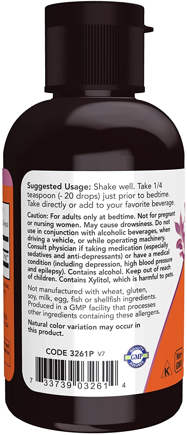 NOW Foods Liquid Melatonin, 2 fl oz