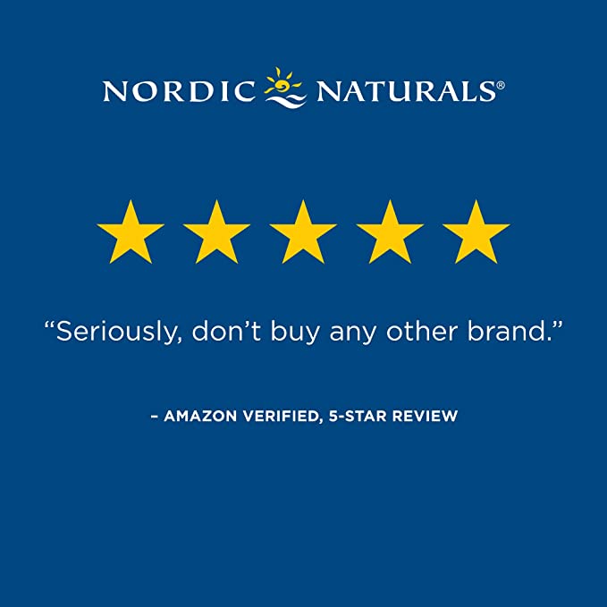 Nordic Naturals Ultimate Omega 2X, Lemon Flavor - 120 Soft Gels - 2150 mg Omega-3 - High-Potency Fish Oil with EPA &amp; DHA - Promotes Brain &amp; Heart Health - Non-GMO - 60 Servings