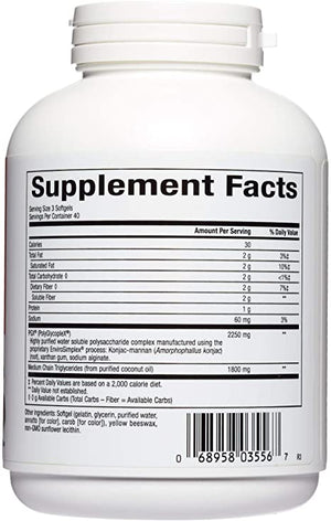 Natural Factors PGX Daily Ultra Matrix Softgels, 750 Mg 120-Count