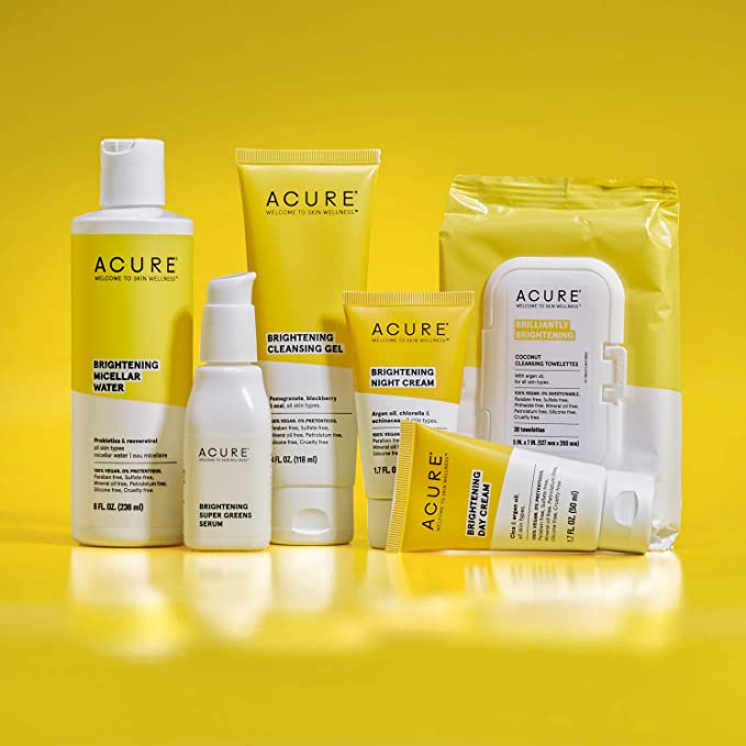 Acure Brightening Cleansing Gel, 4 fl oz