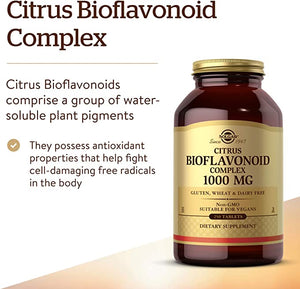 Solgar Citrus Bioflavonoid Complex, 1000 mg, 250 Tablets