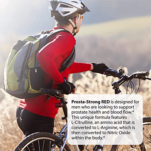 Irwin Naturals Prosta-Strong RED with Nitric Oxide Boosters - Prostate Health Support - Saw Palmetto, Lycopene, Pumpkin Seed &amp; More - 80 Liquid Softgels