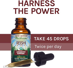 Host Defense Mushrooms™ Reishi Extract, 1 fl oz