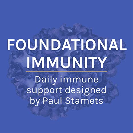 Host Defense Stamets 7 Mushroom Powder - 7 Species Blend - Mushroom Supplement for Immune Support with Royal Sun Blazei, Cordyceps, Reishi, Maitake, Lion&#39;s Mane, Chaga &amp; Mesima - 3.5 oz (66 Servings)