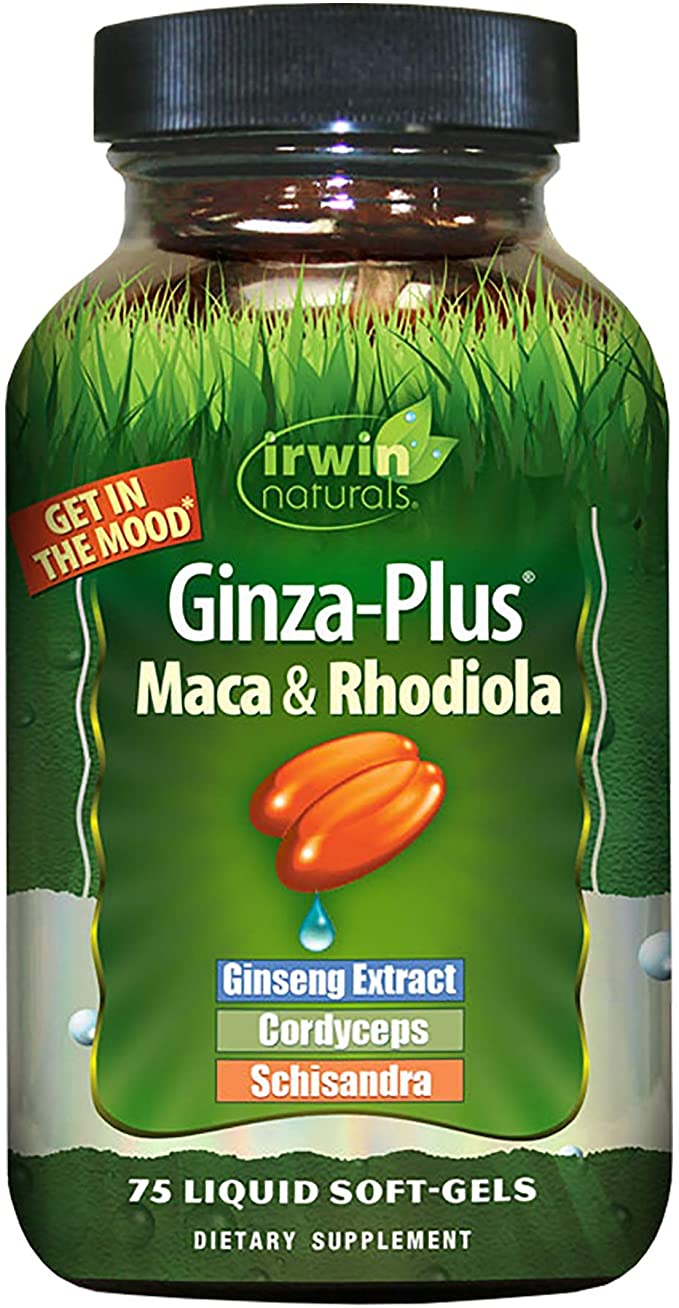 Irwin Naturals Ginza-Plus Maca & Rhodiola 75ct.