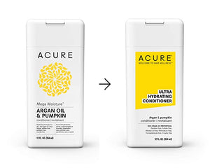 ACURE Ultra Hydrating Conditioner | 100% Vegan | Performance Driven Hair Care | Argan & Pumpkin - Ultra Hydrating Moisture & Omega Fatty Acids | 12 Fl oz