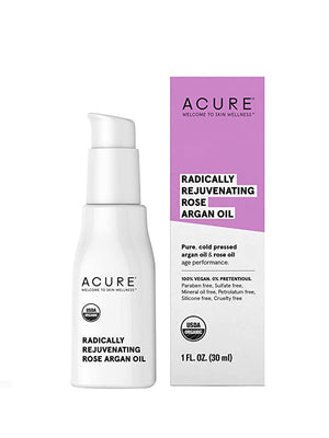 Acure Radically Rejuvenating Rose Argan Oil, 1 fl oz