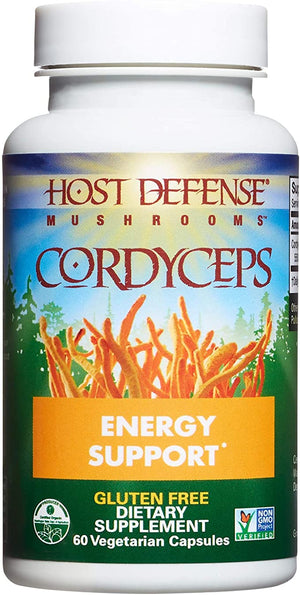 Host Defense Mushrooms™ Organic CordyCeps, 60 Vegetarian Capsules