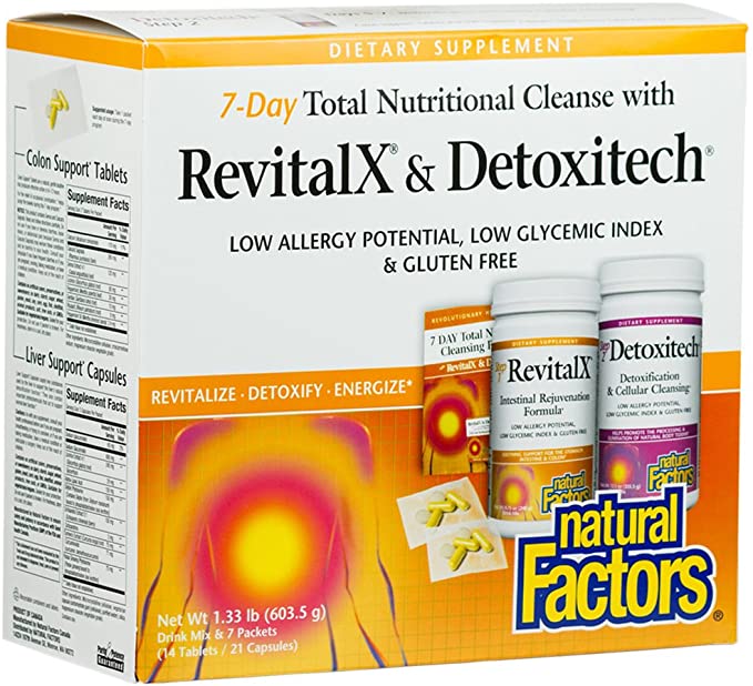 Natural Factors 7 Day Total Nutritional Cleanse, 1 Kit