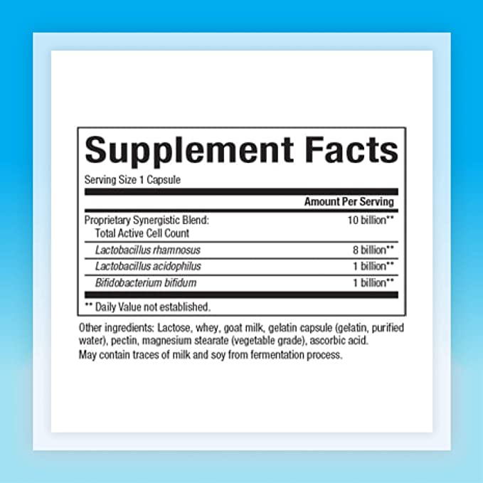 Natural Factors Acidophilus &amp; Bifidus Double Strength, Probiotic and Prebiotic Formula, 180 Capsules