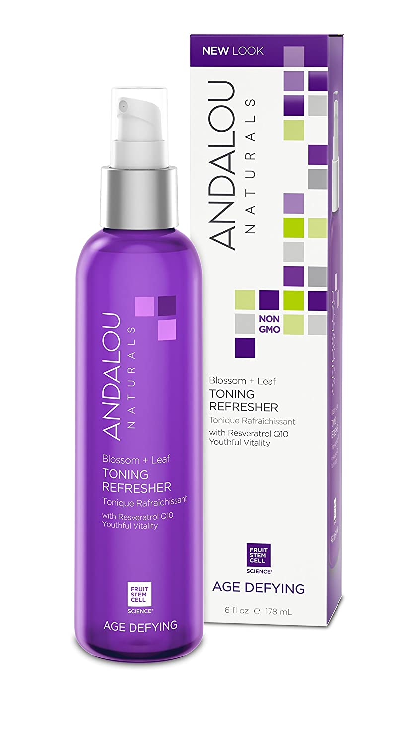 Andalou Naturals Age Defying Toning Refresher Blossom + Leaf, 6 fl oz