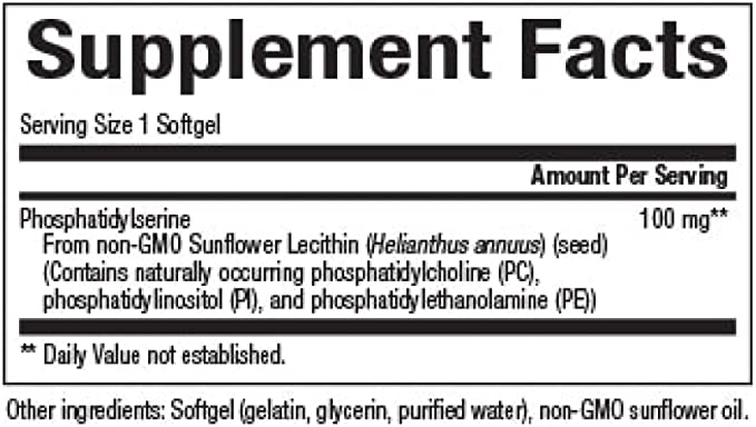 Natural Factors-Phosphatidylserine 100 mg 120 SG