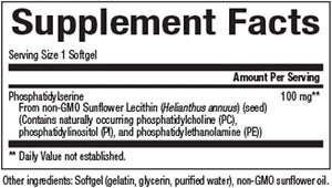 Natural Factors PS Phosphatidylserine, 100 mg, 60 Softgels