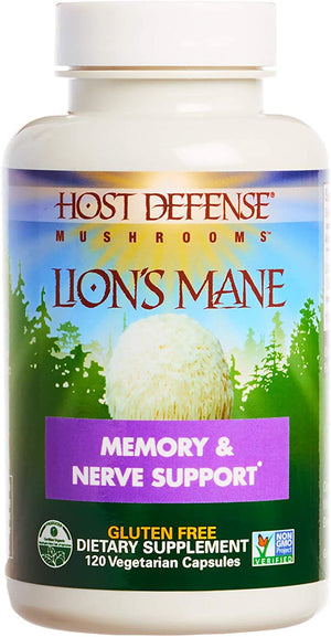 Host Defense Mushrooms™ Lion's Mane, 120 Vegetarian Capsules