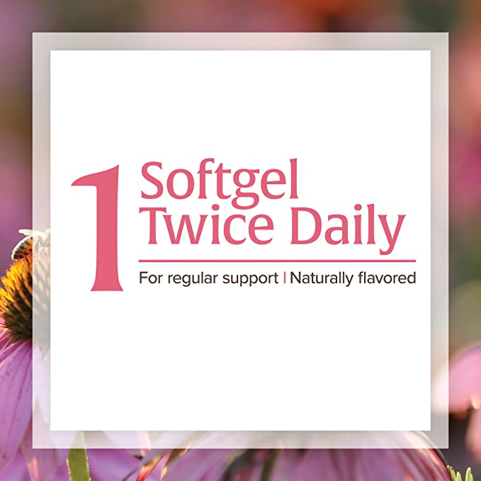 Natural Factors Anti-V Formula, Echinacea Supplement for Immune and Wellness Support, Organic, Non-GMO, 120 Softgels