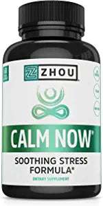 Zhou Calm Now Stress Formula, 60vcaps