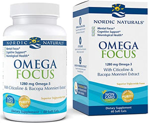 Nordic Naturals Omega Focus, 1280 mg, 90 Softgels