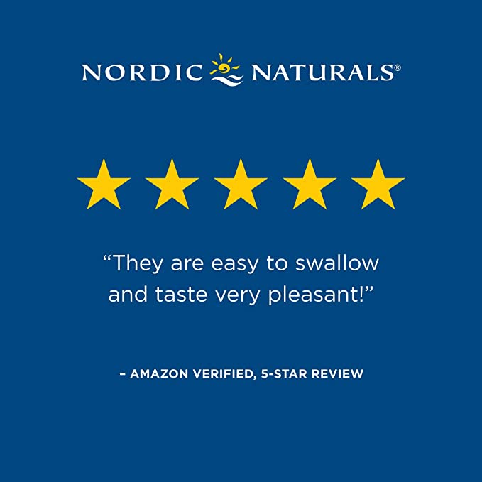 Nordic Naturals Ultimate Omega 2X Mini, Strawberry Flavor - 60 Mini Soft Gels - 1120 mg Omega-3 - High-Potency Omega-3 Fish Oil Supplement - EPA &amp; DHA - Promotes Brain &amp; Heart Health - 30 Servings