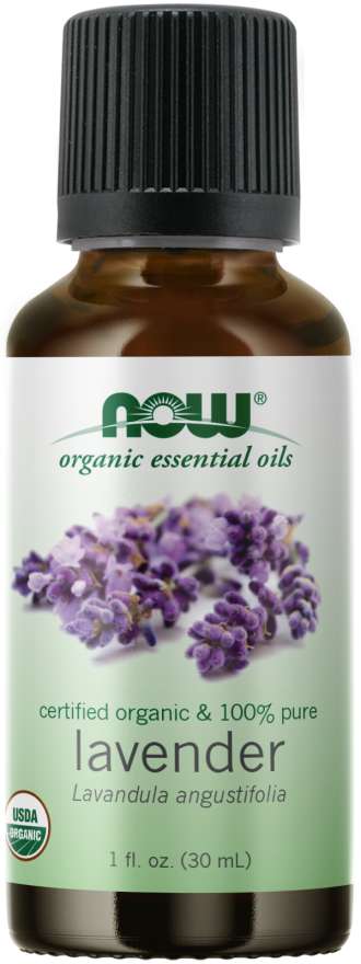 NOW Foods Organic Essential Oils Lavender, 1 fl oz