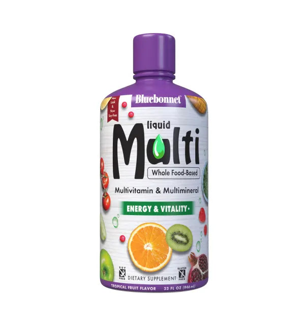 Bluebonnet Whole-food Based Liquid Multi, Multivitamin &amp; Multimineral, 32oz